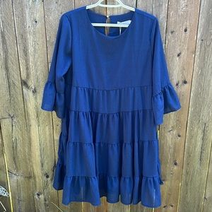 FOTEISY, WOMEN DRESS Flare Boheminan Boho Mini Dress size medium new wit…